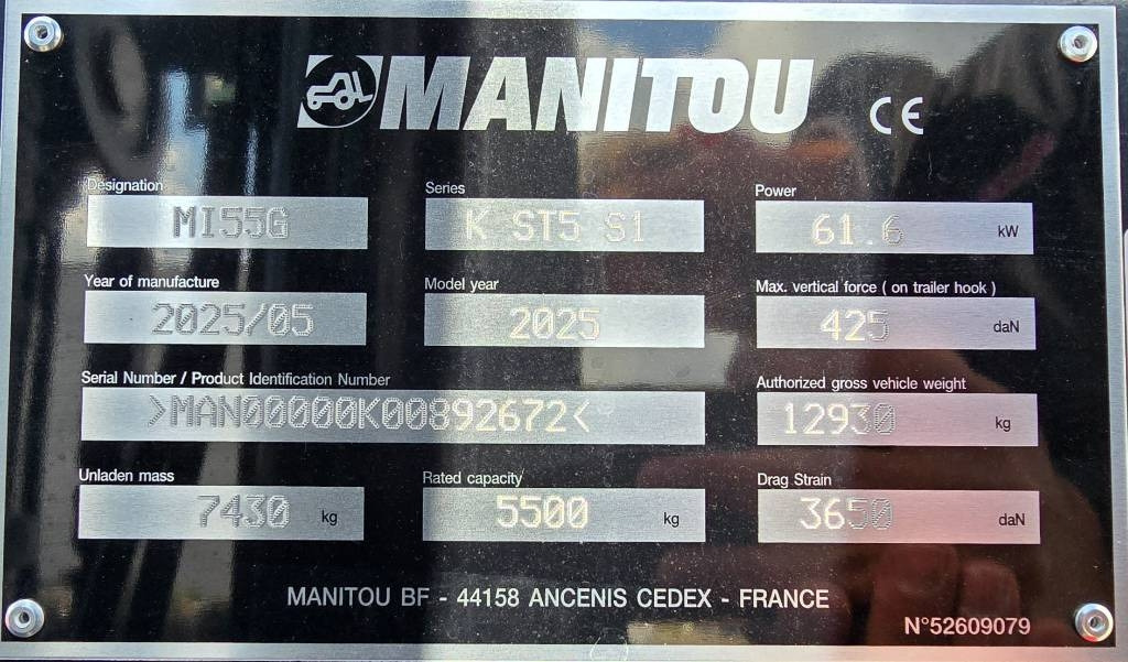 Новый Газовый погрузчик Manitou MI 55 G: фото 20