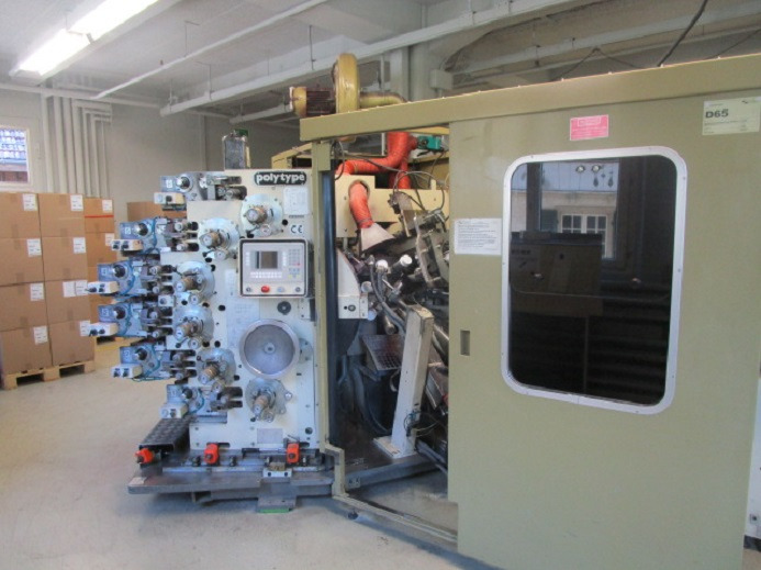 Печатное оборудование BECHERDRUCKMASCHINE POLYTYPE BDM65: фото 1