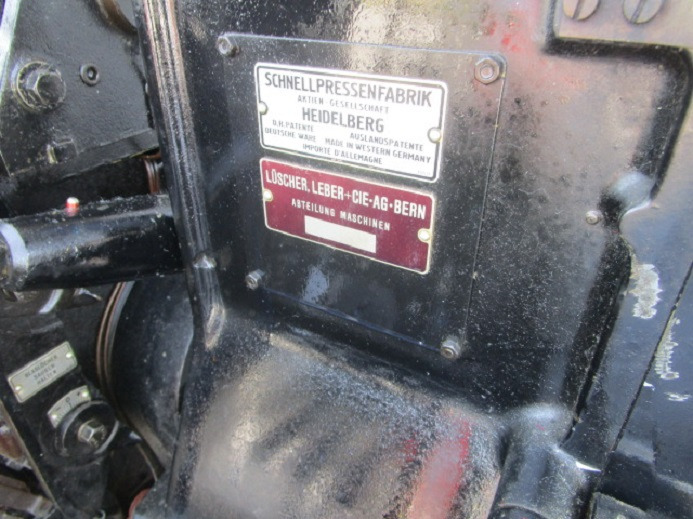 HEIDELBERG TIEGEL A4 - Офсетная печатная машина: фото 4 HEIDELBERG TIEGEL A4 - Офсетная печатная машина: фото 4