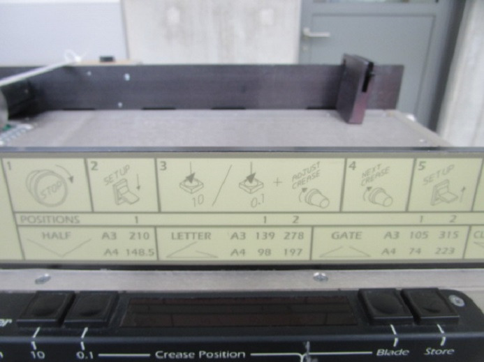 Печатное оборудование RILLMASCHINE MORGANA AUTOCREASER 708202: фото 9