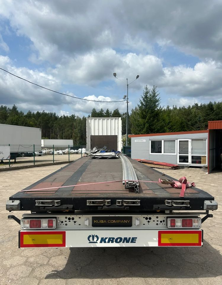 Krone SD FIRANKA / PLATFORMA / USZKODZONA ZABUDOWA / 2019 ROK !! - Полуприцеп бортовой/ Платформа: фото 5 Krone SD FIRANKA / PLATFORMA / USZKODZONA ZABUDOWA / 2019 ROK !! - Полуприцеп бортовой/ Платформа: фото 5
