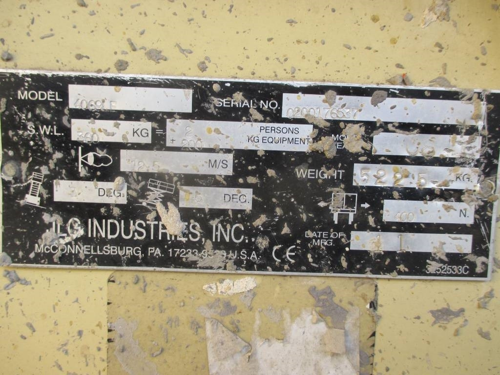 Ножничный подъемник JLG 4069 LE: фото 11 Ножничный подъемник JLG 4069 LE: фото 11