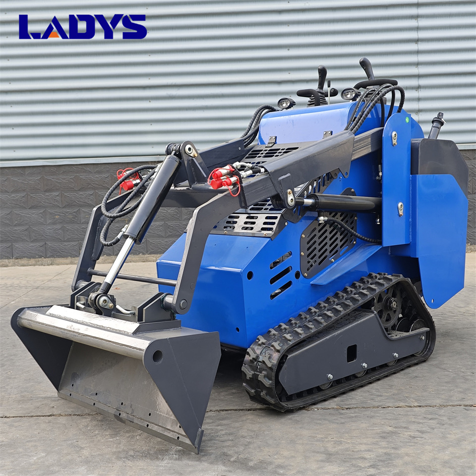 LADYS Free Shipping Mini Skid Steer Loader Compact Track Electric/Diesel Chinese Mini Skid Steer Loader For Sale With Mini Skid Steer Attachments 4 In 1 Bucket - Мини-погрузчик с бортовым поворотом: фото 1 LADYS Free Shipping Mini Skid Steer Loader Compact Track Electric/Diesel Chinese Mini Skid Steer Loader For Sale With Mini Skid Steer Attachments 4 In 1 Bucket - Мини-погрузчик с бортовым поворотом: фото 1