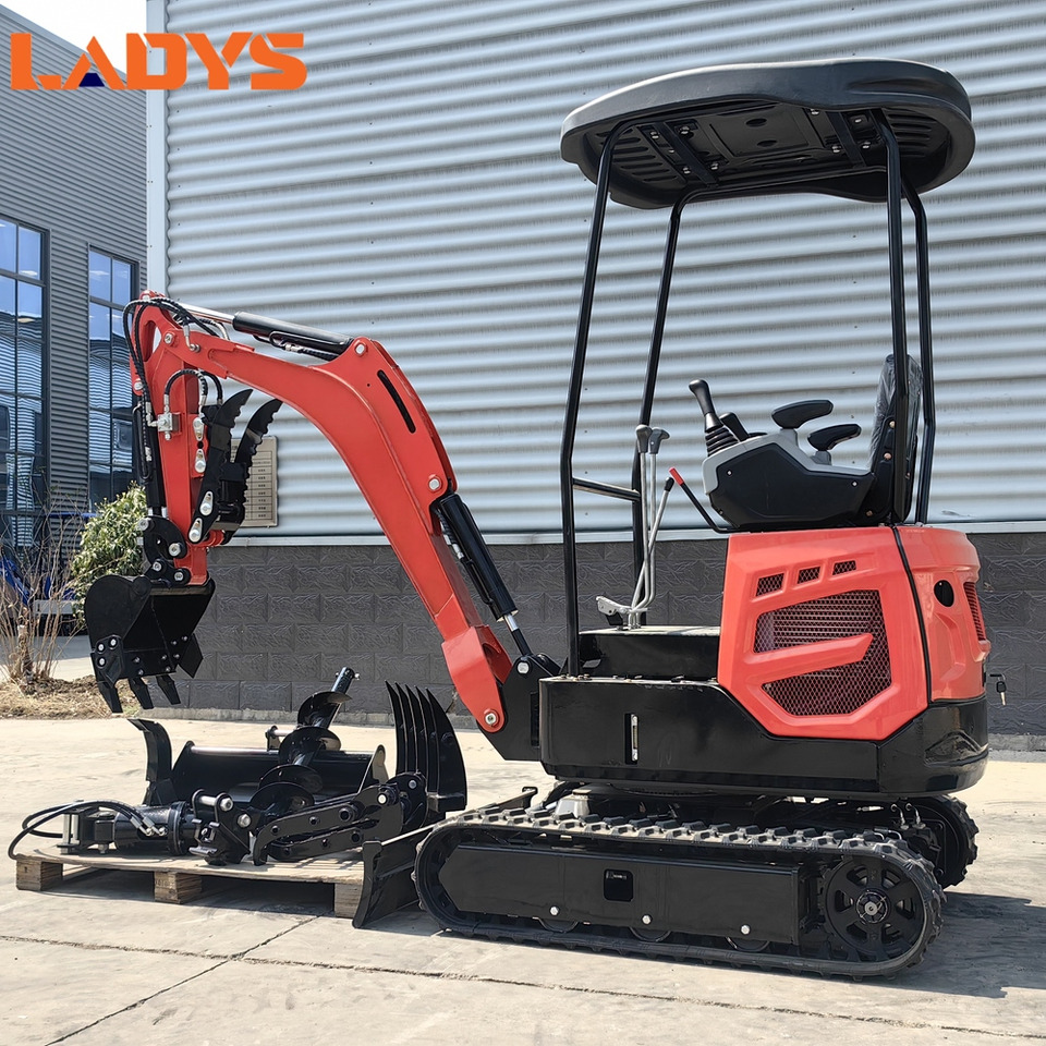 LADYS Mini Excavator Digger Miniexcavadora EPA Kubota Engine Chinese LADYS DY18 Mini Excavator For Sale With Mini Excavator Attachment Set - Мини-экскаватор: фото 1 LADYS Mini Excavator Digger Miniexcavadora EPA Kubota Engine Chinese LADYS DY18 Mini Excavator For Sale With Mini Excavator Attachment Set - Мини-экскаватор: фото 1