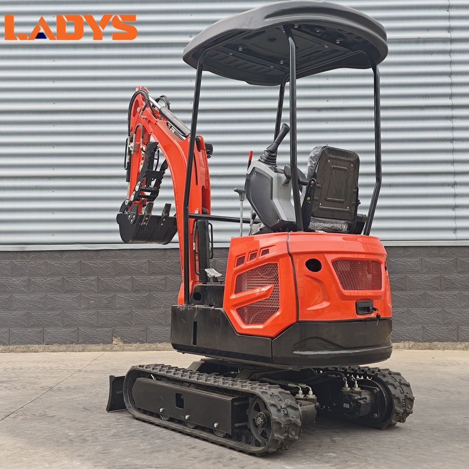 Новый Мини-экскаватор LADYS Mini Excavator Digger Miniexcavadora EPA Kubota Engine Chinese LADYS DY18 Mini Excavator For Sale With Mini Excavator Attachment Set: фото 7