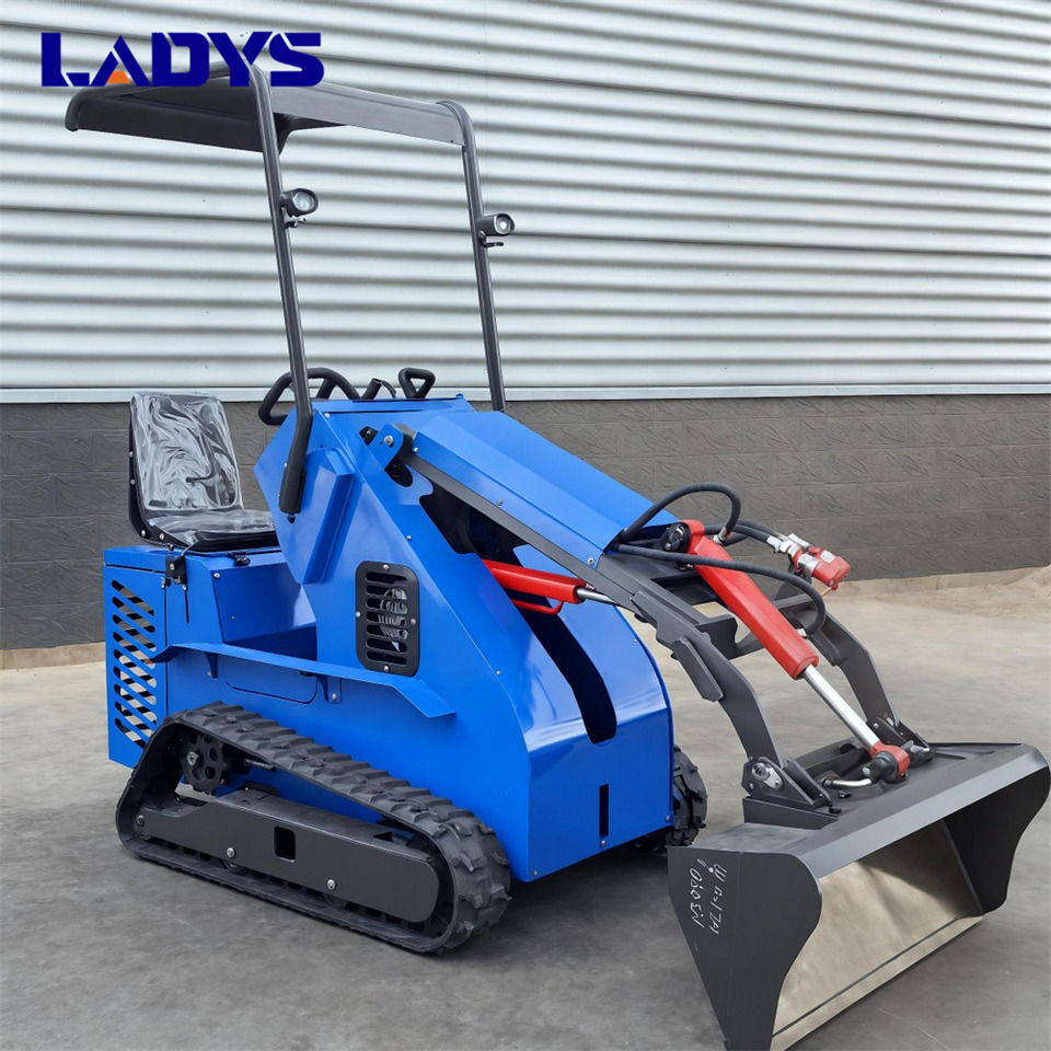Free Shipping Mini Skid Steer Loader Compact Track Electric/Diesel Chinese Mini Skid Steer Loader For Sale With Mini Skid Steer Attachments 4 In 1 Bucket - Мини-погрузчик с бортовым поворотом: фото 5 Free Shipping Mini Skid Steer Loader Compact Track Electric/Diesel Chinese Mini Skid Steer Loader For Sale With Mini Skid Steer Attachments 4 In 1 Bucket - Мини-погрузчик с бортовым поворотом: фото 5