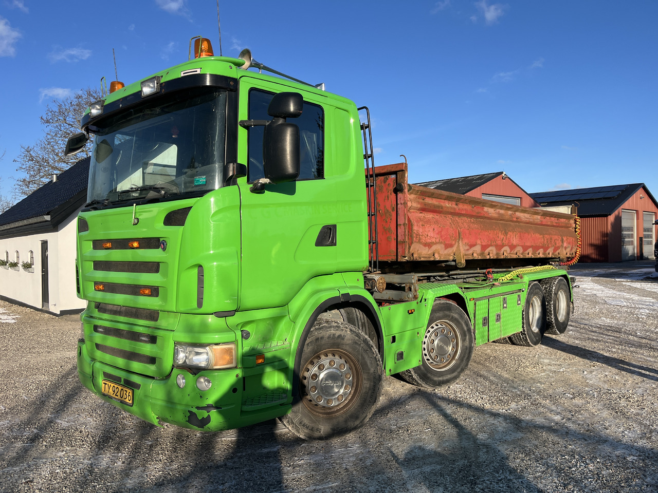 SCANIA R 500 8X4 V8 - Тросовый мультилифт: фото 1 SCANIA R 500 8X4 V8 - Тросовый мультилифт: фото 1