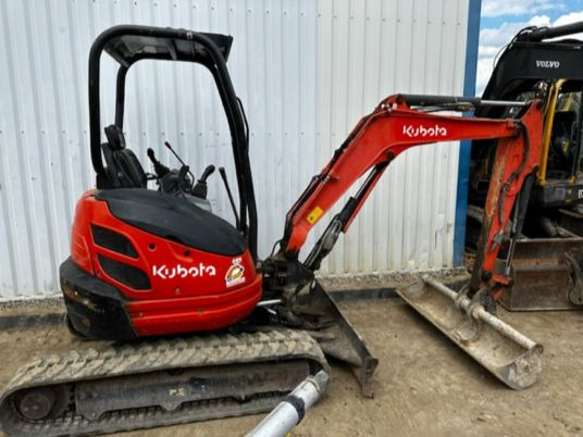 Kubota U25-3 EU Canopy - Мини-экскаватор: фото 1 Kubota U25-3 EU Canopy - Мини-экскаватор: фото 1