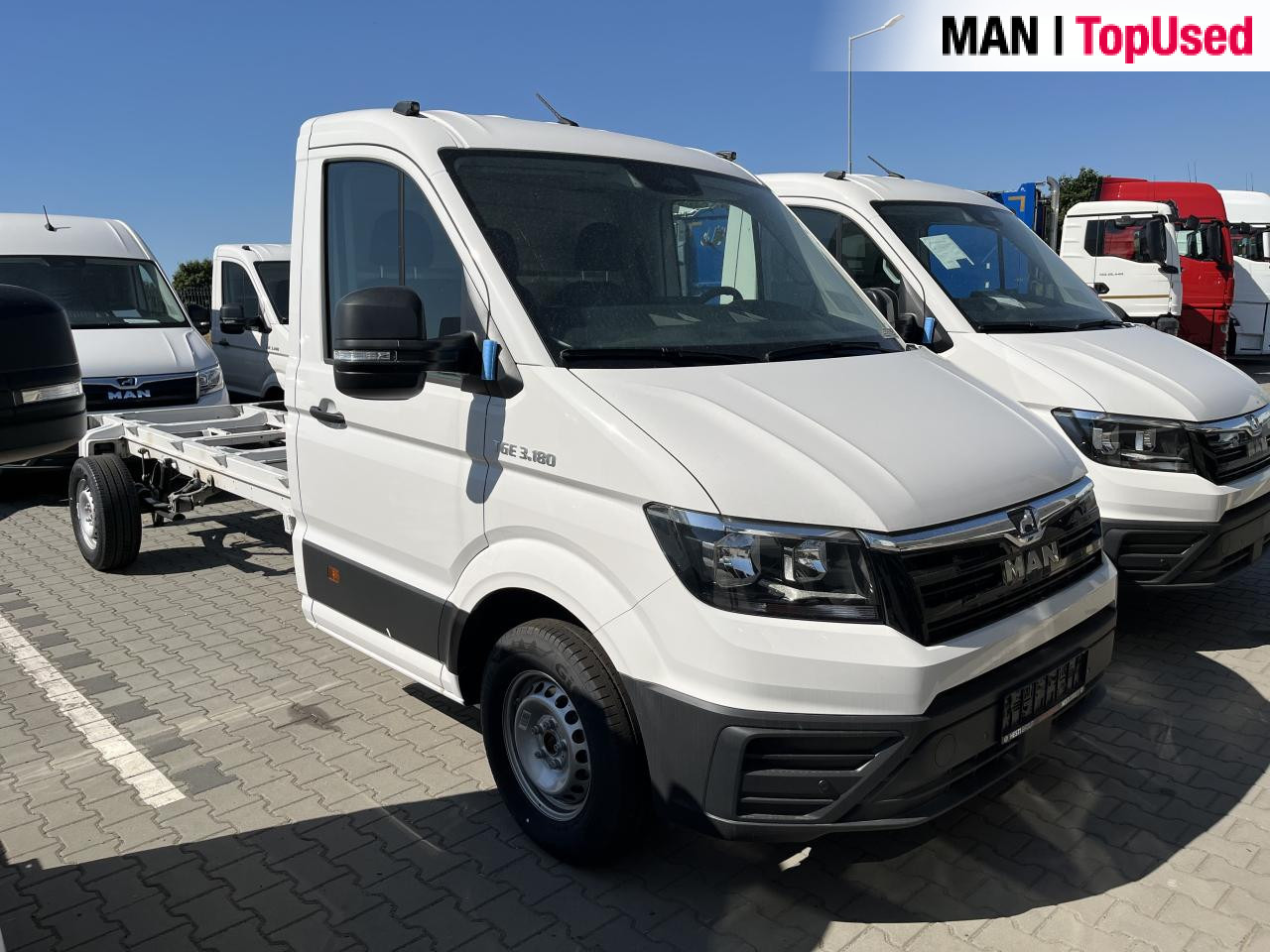 MAN TGE 3.180 4X2F SB chassis - Цельнометаллический фургон: фото 1 MAN TGE 3.180 4X2F SB chassis - Цельнометаллический фургон: фото 1