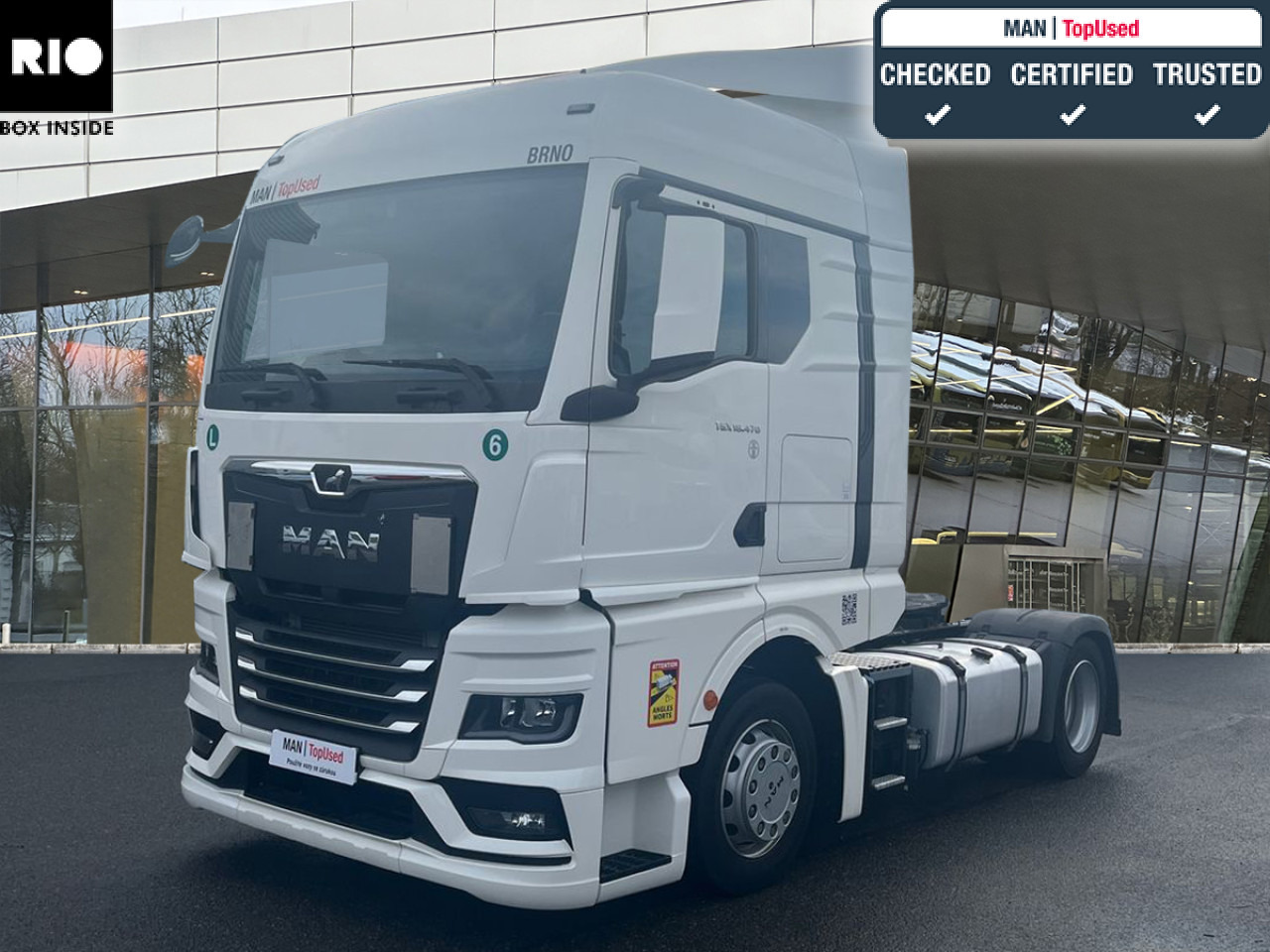 Тягач MAN TGX 18.470 4x2 LL SA, zvedací točna Euro6 Klima: фото 1