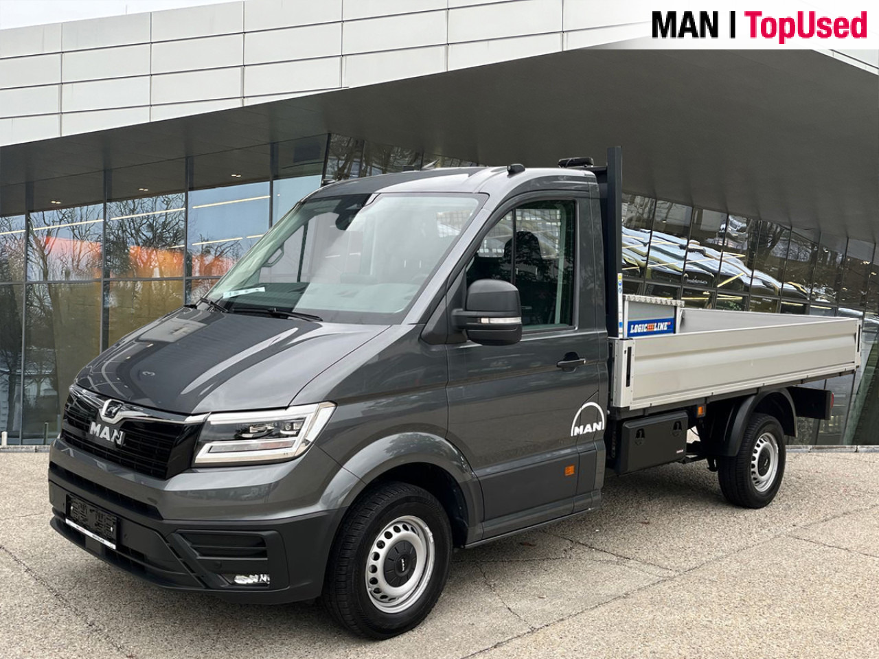 MAN TGE 3.140 4X2F SB, Automatic, Flat bed Klima ZV - Малотоннажный бортовой грузовик: фото 1 MAN TGE 3.140 4X2F SB, Automatic, Flat bed Klima ZV - Малотоннажный бортовой грузовик: фото 1