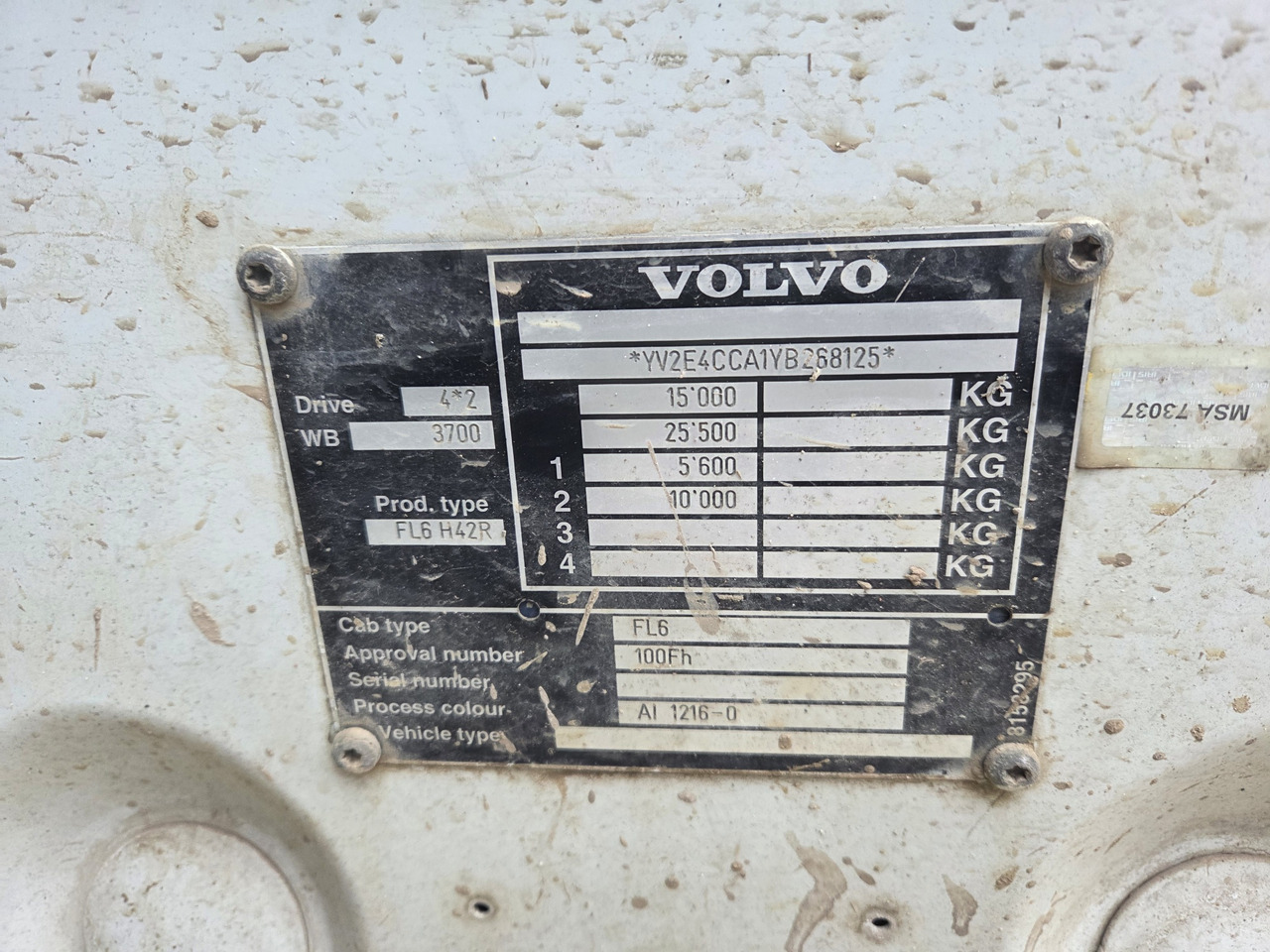 Портальный бункеровоз VOLVO FL6 - 250 chain container system telescop: фото 12