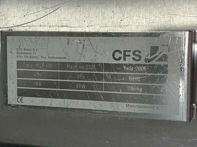Пищевое оборудование CFS MultiFormer MLF400: фото 7