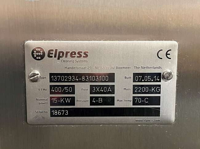 Пищевое оборудование Elpress bin washing machine ENW-45: фото 18