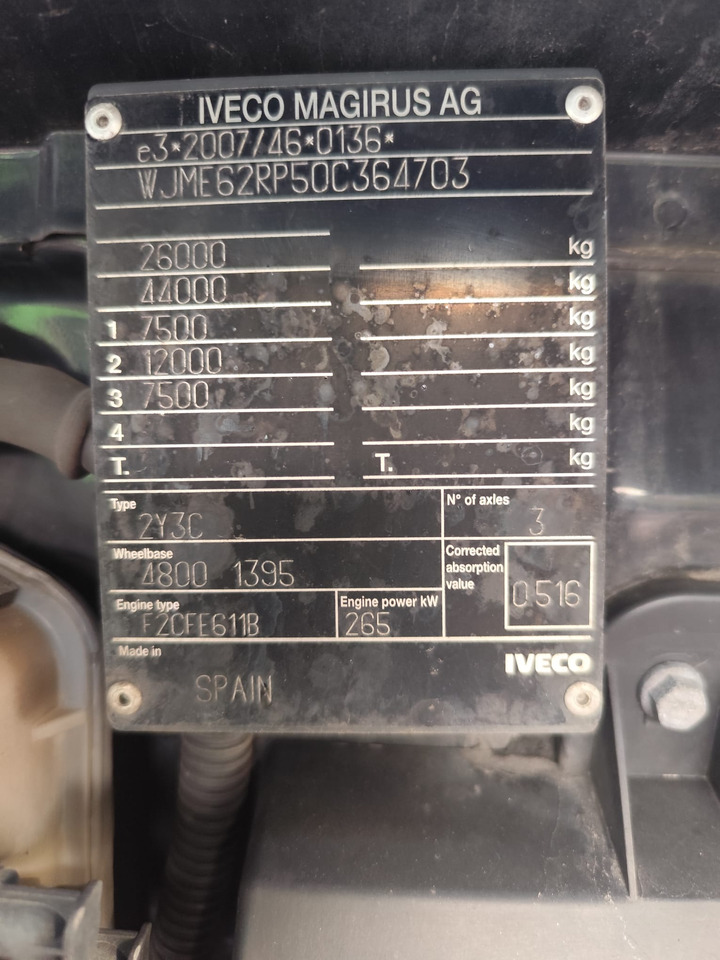 IVECO STRALIS 260S36 - Грузовик-шасси: фото 2 IVECO STRALIS 260S36 - Грузовик-шасси: фото 2