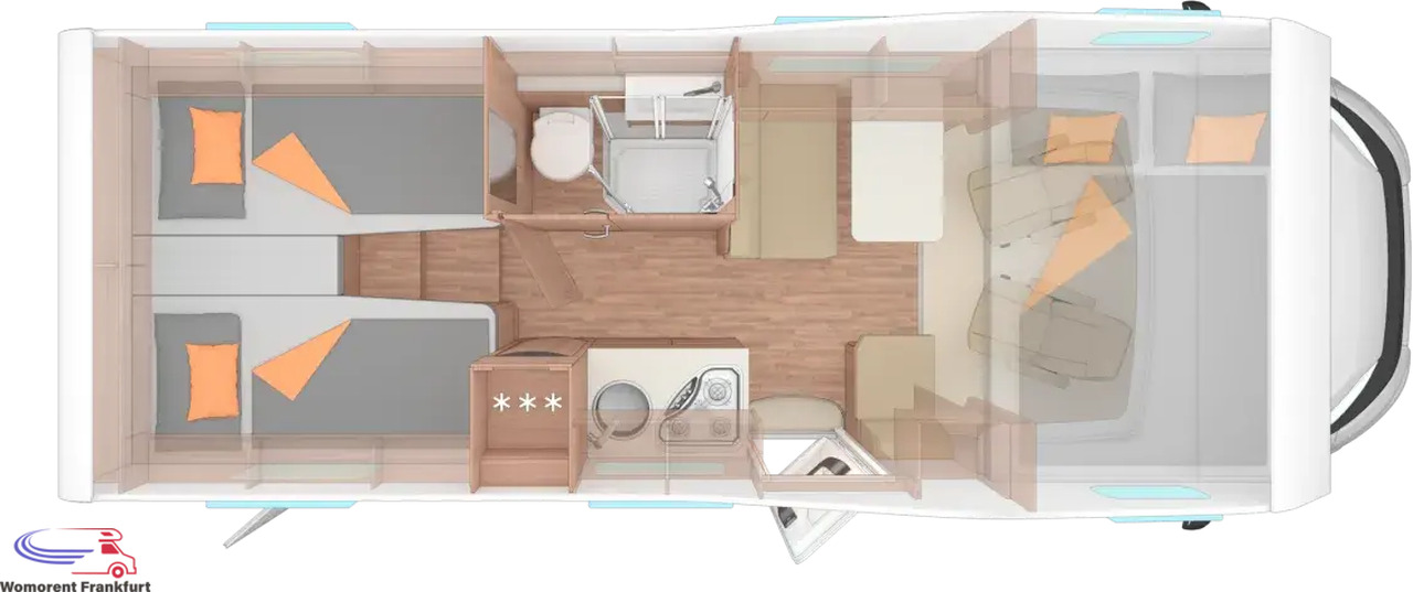 Wohnmobil Weinsberg CaraHome 650 MEG - Альковный автодом: фото 3 Wohnmobil Weinsberg CaraHome 650 MEG - Альковный автодом: фото 3
