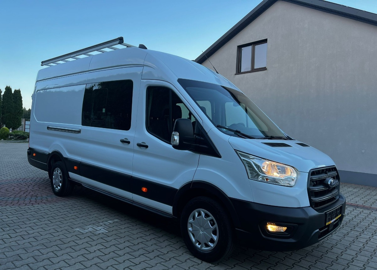 Ford Transit Brygadowy Maxi 6-osobowy 90tys. przebiegu Doka jak nowy - Грузопассажирский фургон: фото 5 Ford Transit Brygadowy Maxi 6-osobowy 90tys. przebiegu Doka jak nowy - Грузопассажирский фургон: фото 5