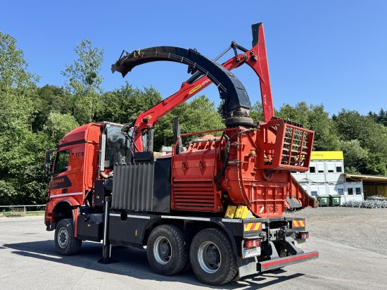 Mercedes-Benz ACTROS 6x4 DONAR 5810K ? Hack-LKW / Mobilhacker | TCS Umwelttechnik - Грузовик, Измельчитель древесины: фото 3 Mercedes-Benz ACTROS 6x4 DONAR 5810K ? Hack-LKW / Mobilhacker | TCS Umwelttechnik - Грузовик, Измельчитель древесины: фото 3