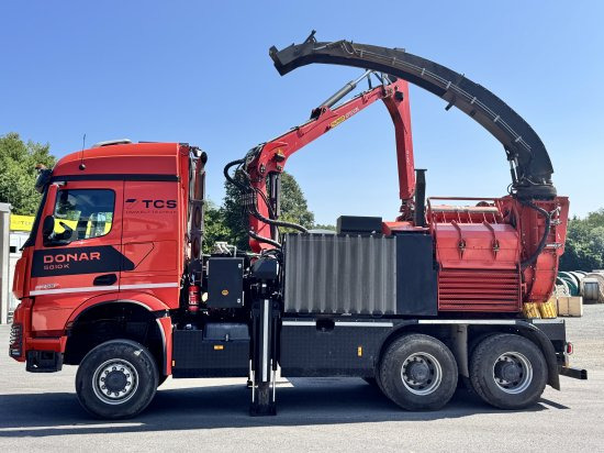 Mercedes-Benz ACTROS 6x4 DONAR 5810K ? Hack-LKW / Mobilhacker | TCS Umwelttechnik - Измельчитель древесины, Грузовик: фото 2 Mercedes-Benz ACTROS 6x4 DONAR 5810K ? Hack-LKW / Mobilhacker | TCS Umwelttechnik - Измельчитель древесины, Грузовик: фото 2