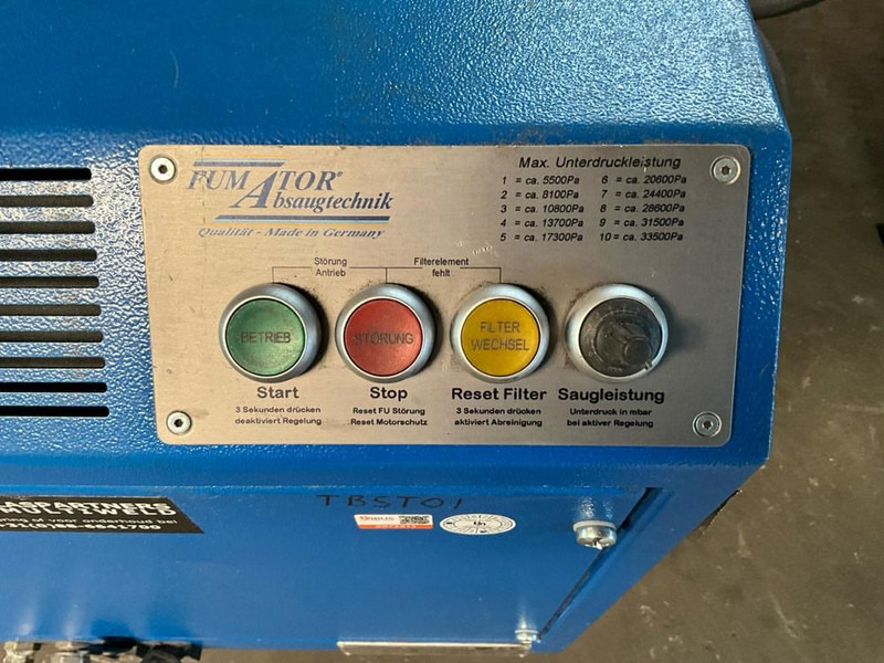 FumAtor Minivac 300D - Металлообрабатывающий станок: фото 4 FumAtor Minivac 300D - Металлообрабатывающий станок: фото 4