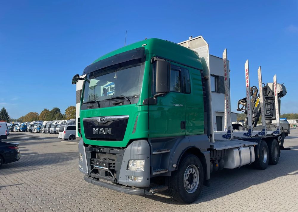 MAN TGX 26.500, 6x4, HDS EPSILOM M12Z, do transportu drewna. - Лесовоз, Автоманипулятор: фото 2 MAN TGX 26.500, 6x4, HDS EPSILOM M12Z, do transportu drewna. - Лесовоз, Автоманипулятор: фото 2