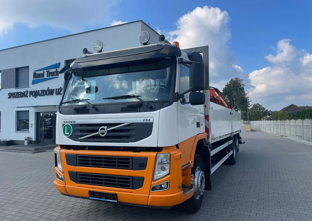 Volvo FM410 EURO 5, HDS ATLAS 165.2E-A2 RADIO STEROWANY, ZABUDOWA 7,1 m! - Грузовик бортовой/ Платформа, Автоманипулятор: фото 1 Volvo FM410 EURO 5, HDS ATLAS 165.2E-A2 RADIO STEROWANY, ZABUDOWA 7,1 m! - Грузовик бортовой/ Платформа, Автоманипулятор: фото 1
