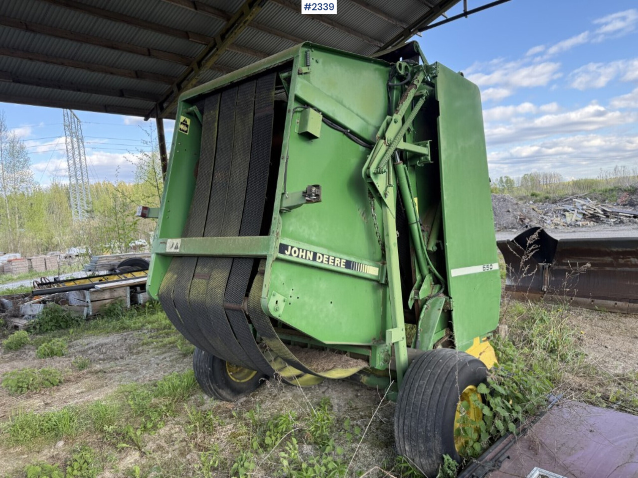 Round baler, John Deere 550 - Техника для сенозаготовки: фото 5 Round baler, John Deere 550 - Техника для сенозаготовки: фото 5