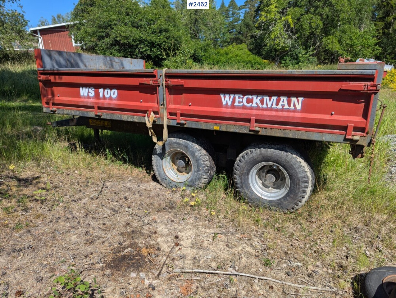 Tipper Weckman WS100 - Самосвальный прицеп: фото 2 Tipper Weckman WS100 - Самосвальный прицеп: фото 2