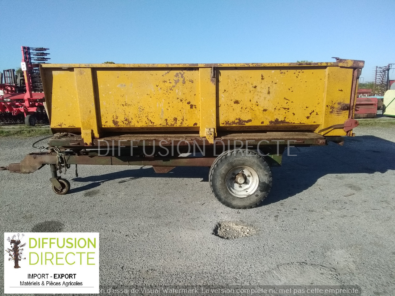 BENNE AGRICOLE 5T - Самосвальный прицеп: фото 1 BENNE AGRICOLE 5T - Самосвальный прицеп: фото 1