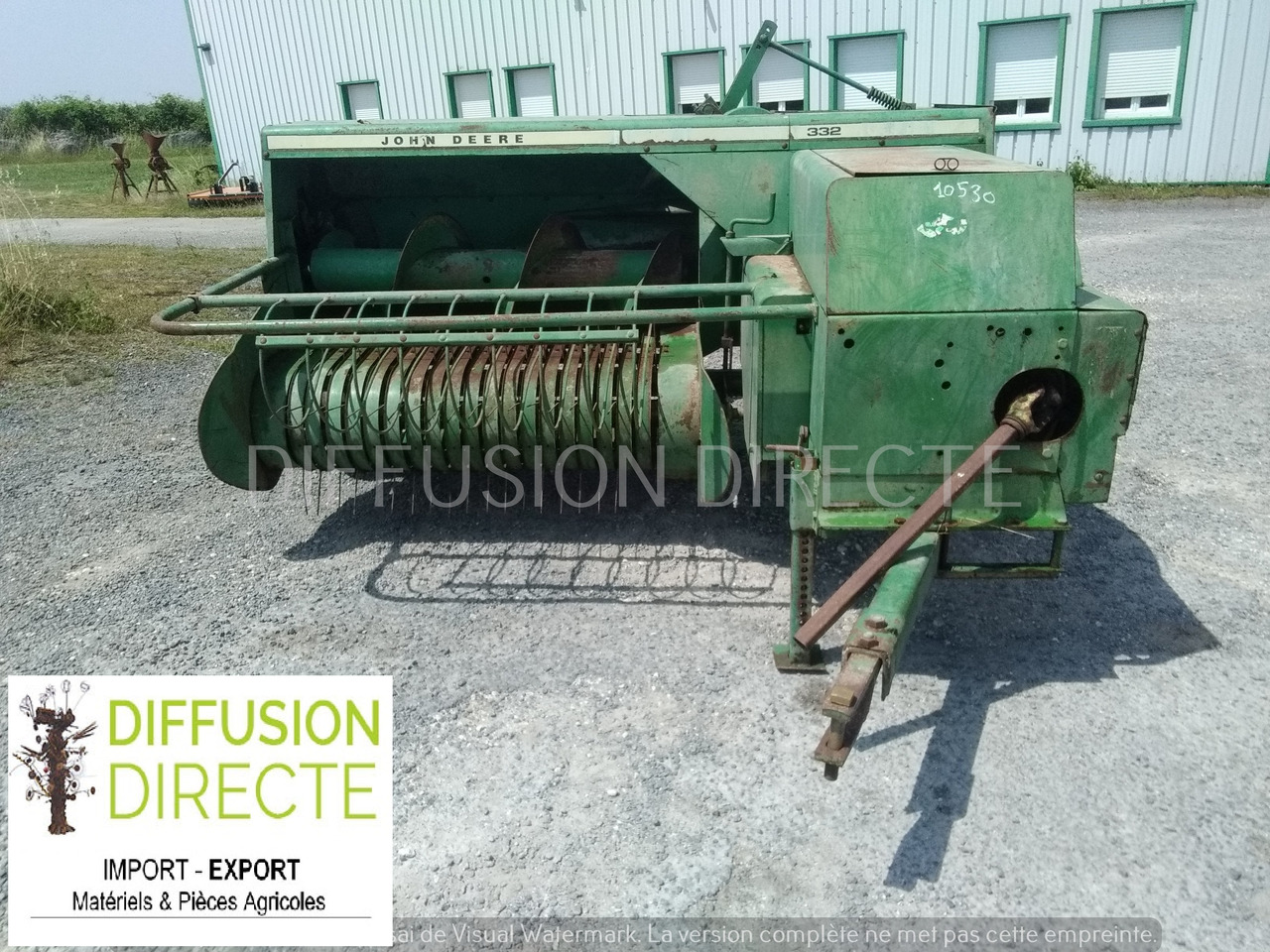 JOHN DEERE PRESSE MOYENNE DENSITE 332 - Пресс-подборщик рулонный: фото 1 JOHN DEERE PRESSE MOYENNE DENSITE 332 - Пресс-подборщик рулонный: фото 1