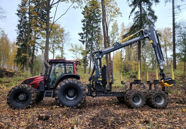 ValtraN123 + Kronos 140 4WDM + Cranab FC8 - Лесной трактор, Лесной прицеп: фото 2 ValtraN123 + Kronos 140 4WDM + Cranab FC8 - Лесной трактор, Лесной прицеп: фото 2