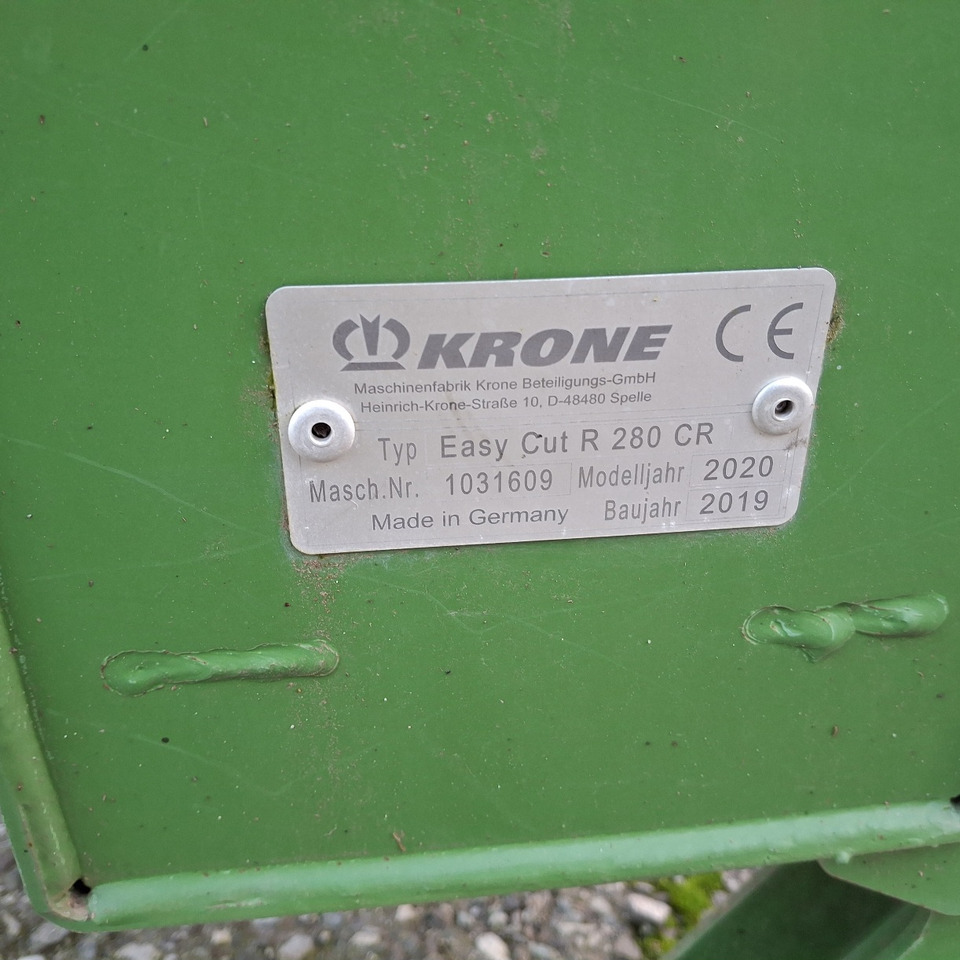 FALCIACONDIZIONATRICE LATERALE KRONE R280CR EASYCUT - Косилка: фото 5 FALCIACONDIZIONATRICE LATERALE KRONE R280CR EASYCUT - Косилка: фото 5