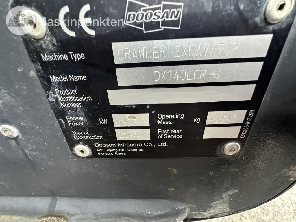 Гусеничный экскаватор Doosan DX 140 LCR-5: фото 11