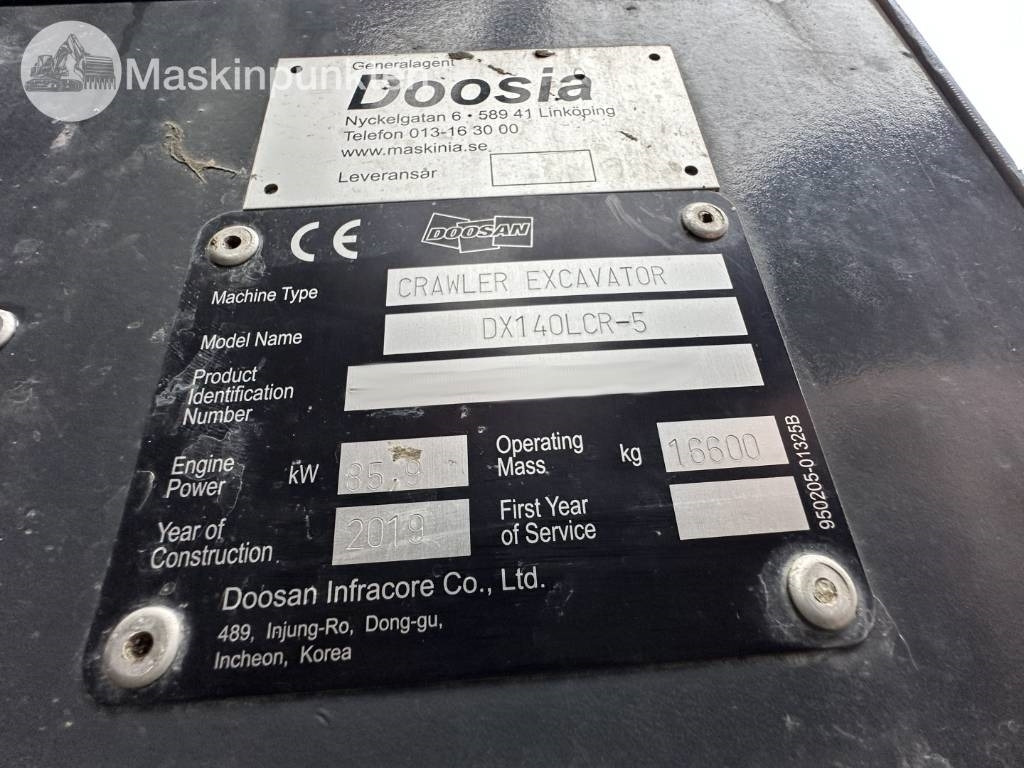Гусеничный экскаватор Doosan DX 140 LCR-5: фото 10