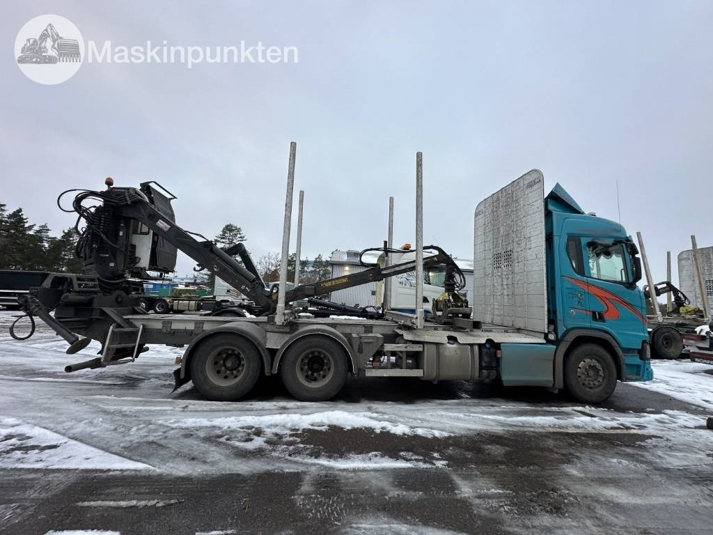 Scania R 580 timmerbil med kran - Лесовоз: фото 4 Scania R 580 timmerbil med kran - Лесовоз: фото 4
