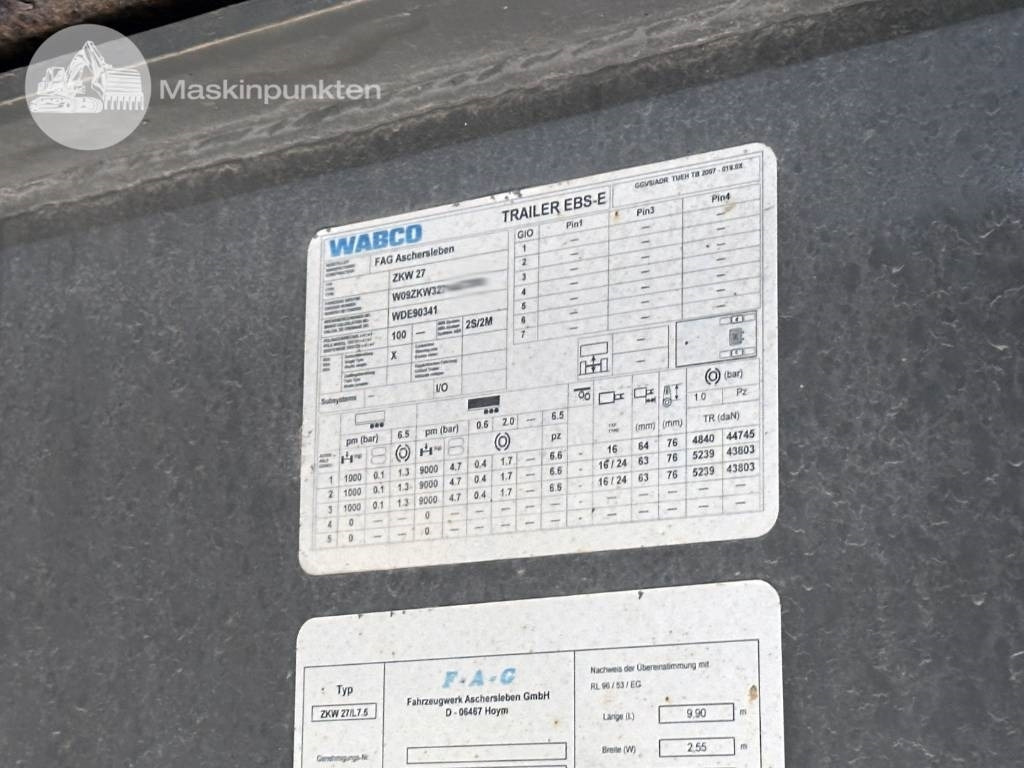 Прицеп-контейнеровоз/ Сменный кузов Tridem container kärra: фото 27