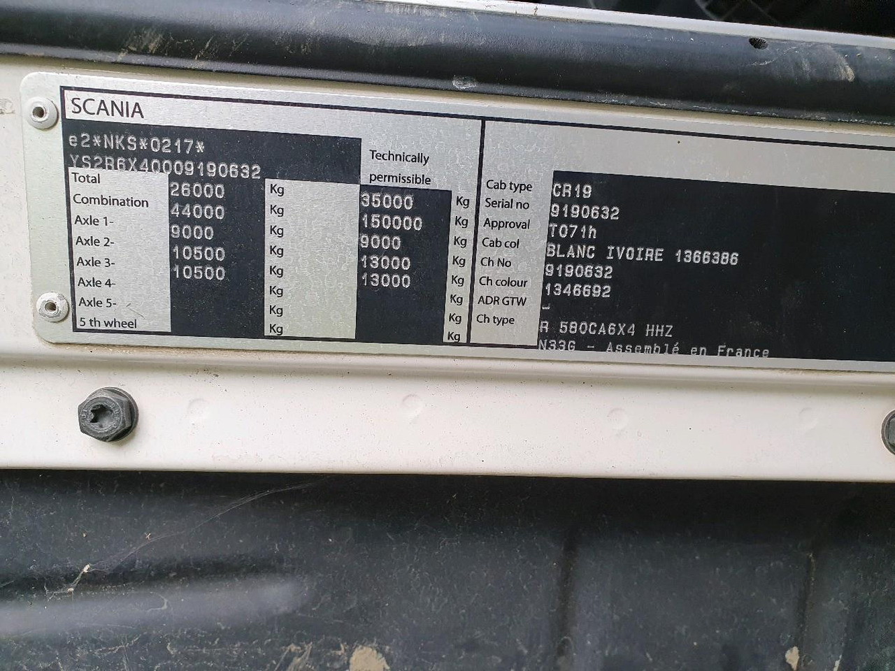 SCANIA R 580 FOREST GRUE лизинг SCANIA R 580 FOREST GRUE: фото 15