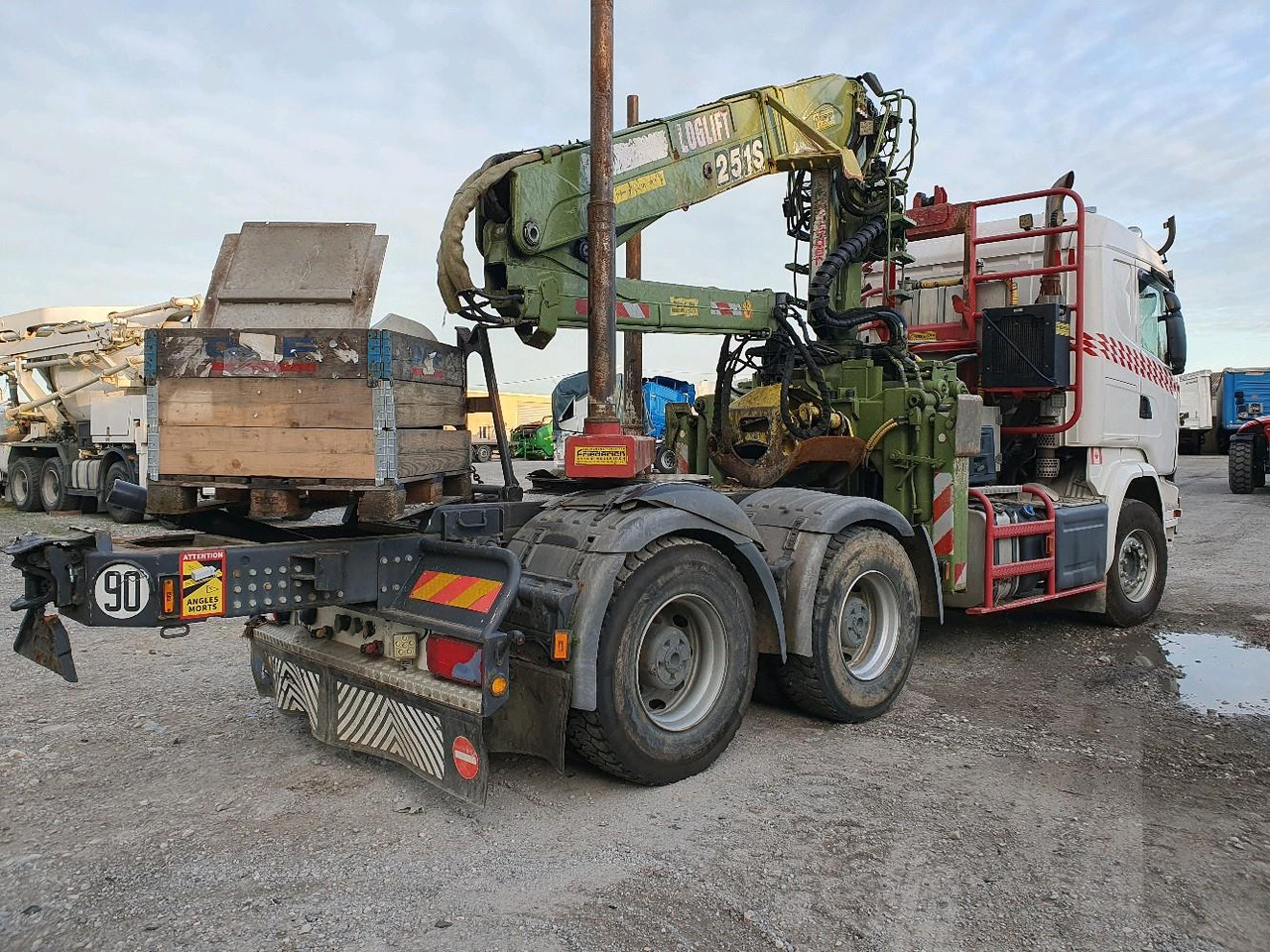 SCANIA R 580 FOREST GRUE - Тягач: фото 4 SCANIA R 580 FOREST GRUE - Тягач: фото 4