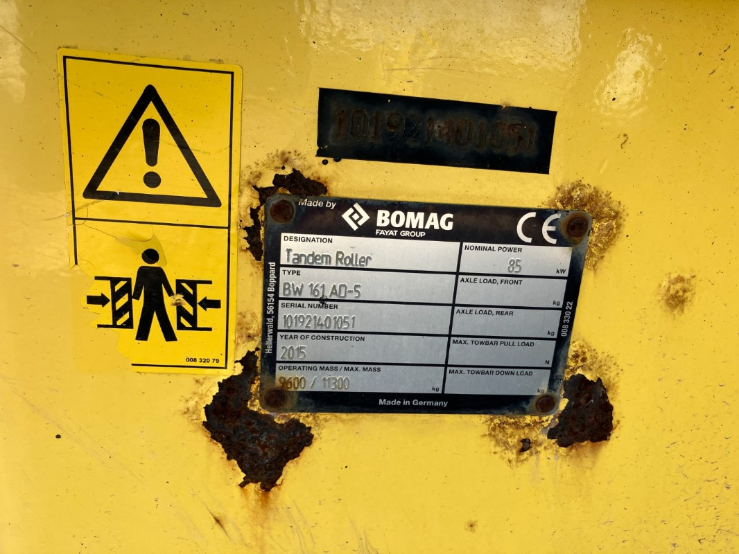 BOMAG DE BW 161 AD-5  Stage IIIb/Tier 4i - Дорожный каток: фото 2 BOMAG DE BW 161 AD-5  Stage IIIb/Tier 4i - Дорожный каток: фото 2