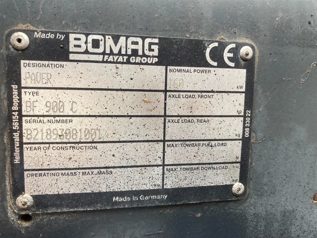 BOMAG IT BF 900 C S500 Stage IIIb/Tier 4i - Асфальтоукладчик: фото 2 BOMAG IT BF 900 C S500 Stage IIIb/Tier 4i - Асфальтоукладчик: фото 2