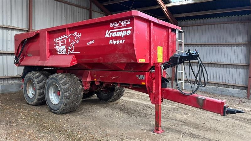 Krampe SK 550 Entreprenørvogn med Hardox kasse SK 500 - Сельскохозяйственный прицеп-самосвал: фото 2 Krampe SK 550 Entreprenørvogn med Hardox kasse SK 500 - Сельскохозяйственный прицеп-самосвал: фото 2