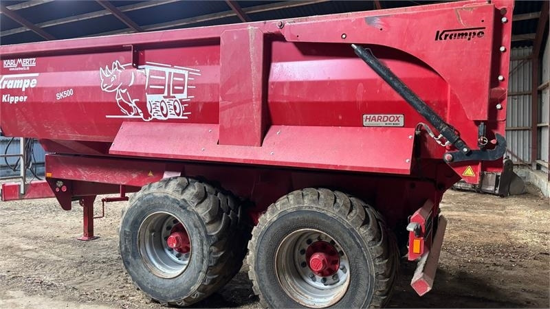 Krampe SK 550 Entreprenørvogn med Hardox kasse SK 500 - Сельскохозяйственный прицеп-самосвал: фото 3 Krampe SK 550 Entreprenørvogn med Hardox kasse SK 500 - Сельскохозяйственный прицеп-самосвал: фото 3