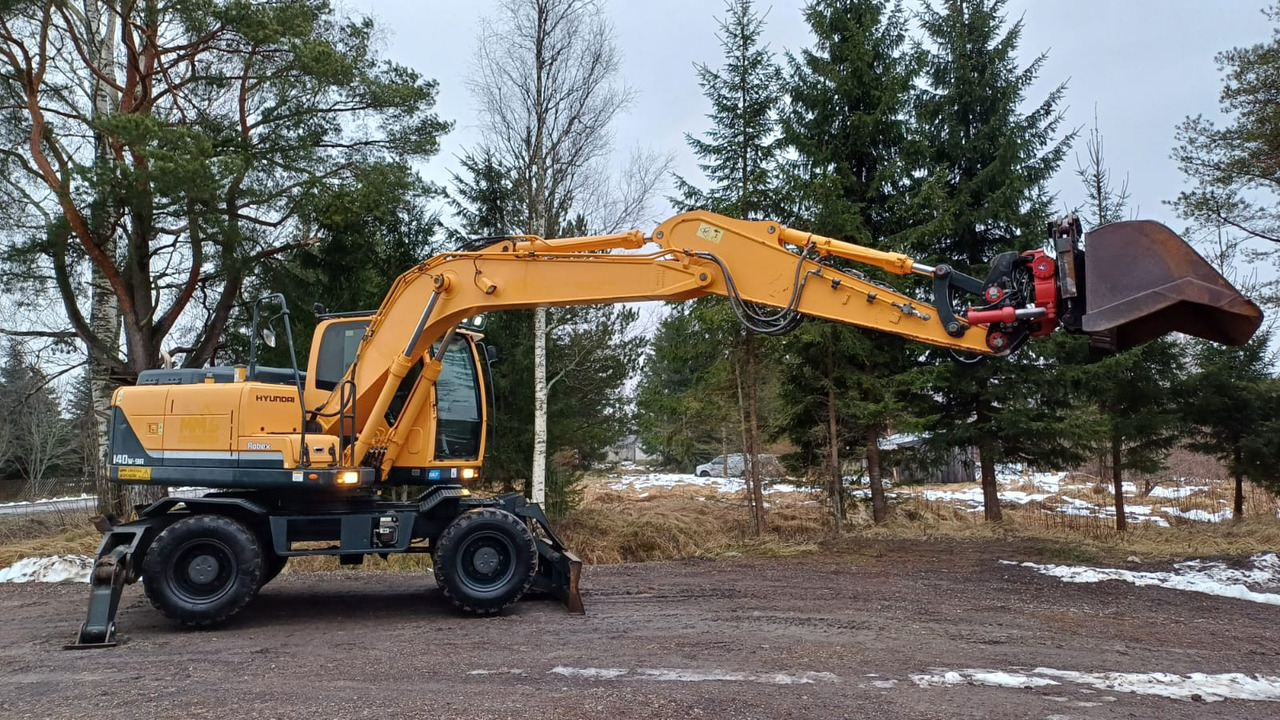 Колёсный экскаватор Hyundai Robex 140W-9A: фото 9