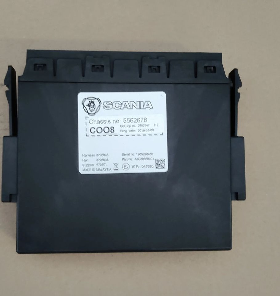 SCANIA R S KOORDYNATOR COO8 2706943 2706945 - Блок управления для Грузовиков: фото 1 SCANIA R S KOORDYNATOR COO8 2706943 2706945 - Блок управления для Грузовиков: фото 1