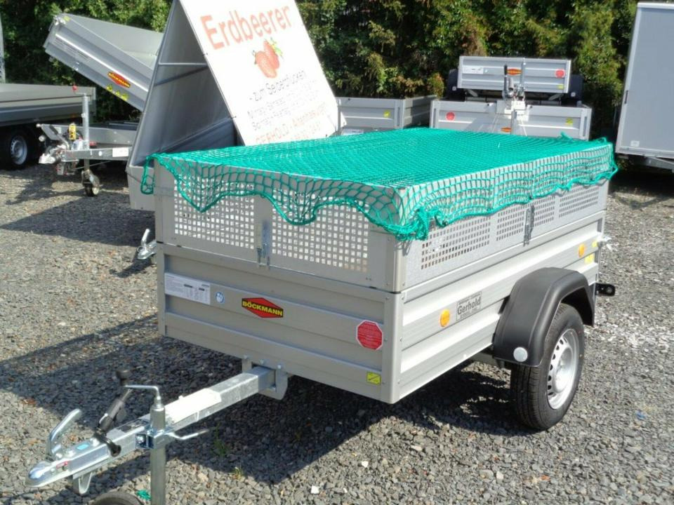 Böckmann PKW-Anhänger , 750kg Gitteraufbau Stützrad - Прицеп для легкового автомобиля: фото 1 Böckmann PKW-Anhänger , 750kg Gitteraufbau Stützrad - Прицеп для легкового автомобиля: фото 1