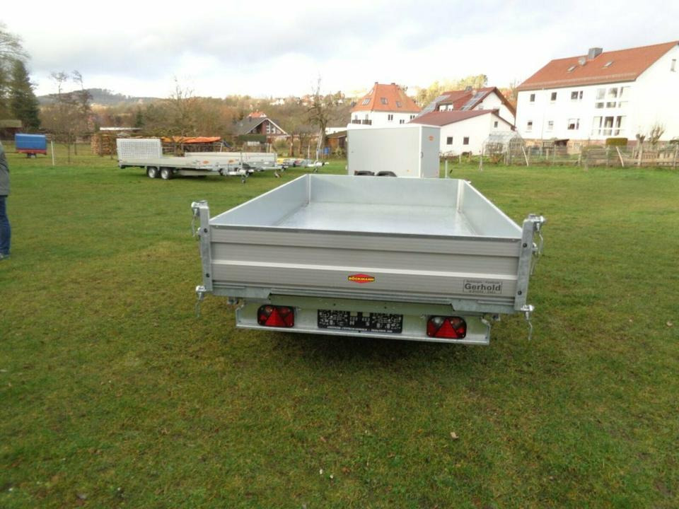 Böckmann PKW-Anhänger E-Pumpe Dreiseitenkipper 2,7 to Blechcover - Самосвальный прицеп: фото 3 Böckmann PKW-Anhänger E-Pumpe Dreiseitenkipper 2,7 to Blechcover - Самосвальный прицеп: фото 3