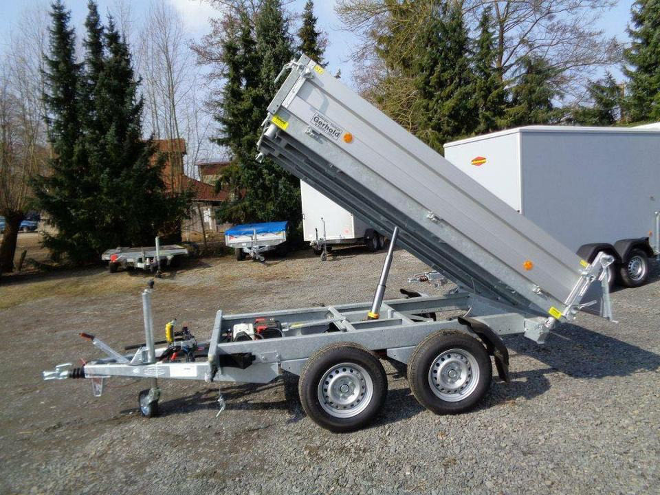 Böckmann PKW-Anhänger Elektro-Dreiseitenkipper DK-AL 2516/27P - Самосвальный прицеп: фото 4 Böckmann PKW-Anhänger Elektro-Dreiseitenkipper DK-AL 2516/27P - Самосвальный прицеп: фото 4