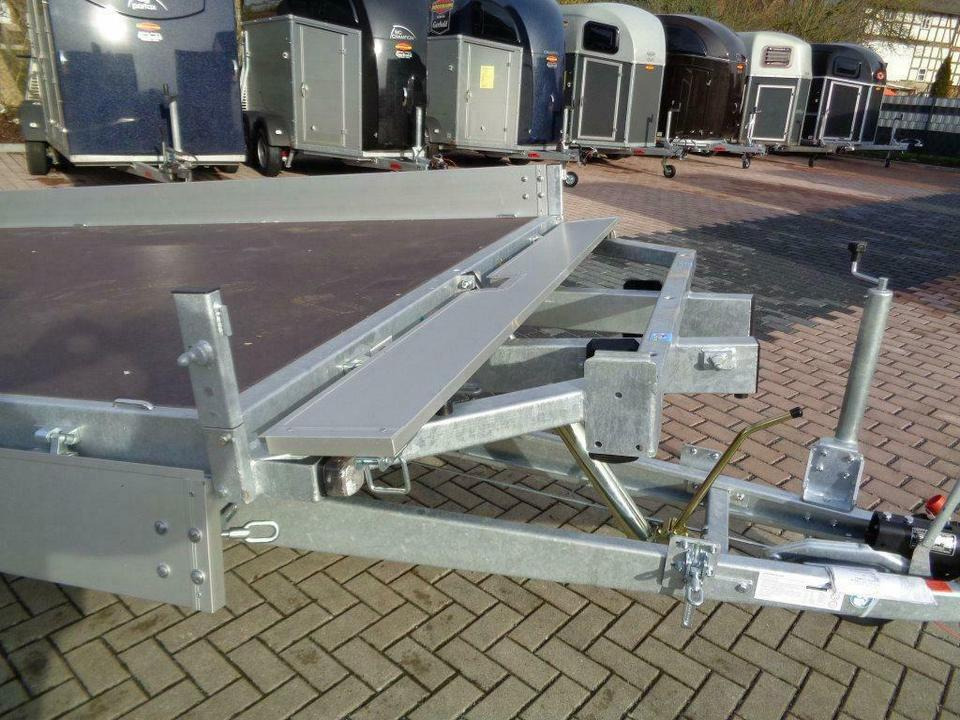 Прицеп бортовой/ Платформа Böckmann PKW-Anhänger Universaltransporter kippbar 3,5t: фото 8