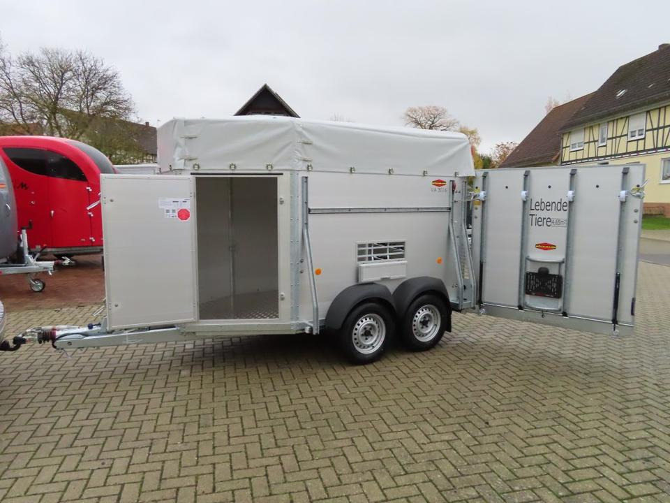 Böckmann Viehanhänger, 2,4 to. Tür/Rampekombi, Humbaur, Fendt - Прицеп для перевозки животных: фото 1 Böckmann Viehanhänger, 2,4 to. Tür/Rampekombi, Humbaur, Fendt - Прицеп для перевозки животных: фото 1