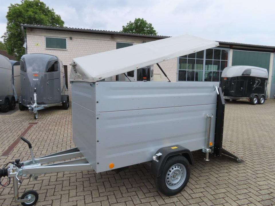 TPV Kleinviehanhänger 1,0t Flügeltür Viehanhänger Ziegen Schafe - Прицеп для перевозки животных: фото 1 TPV Kleinviehanhänger 1,0t Flügeltür Viehanhänger Ziegen Schafe - Прицеп для перевозки животных: фото 1